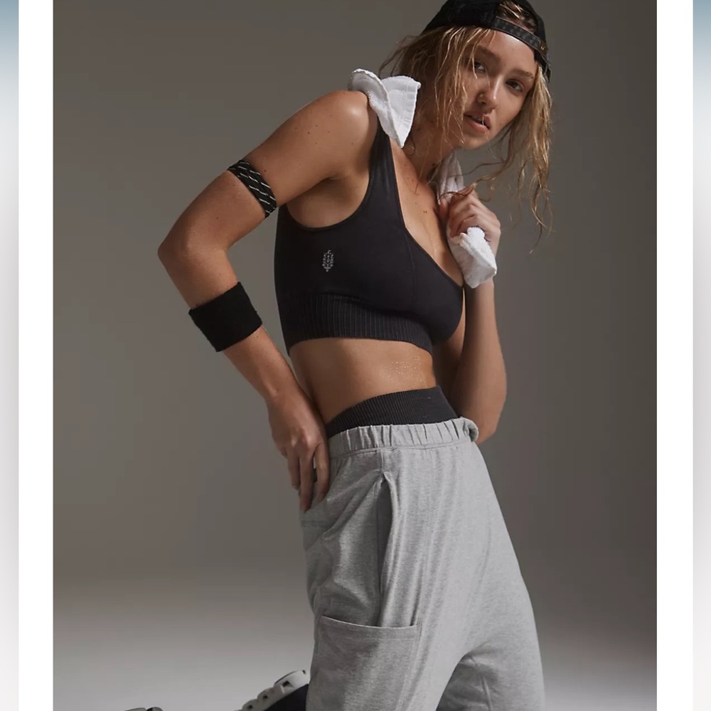 square neck good karma bra black